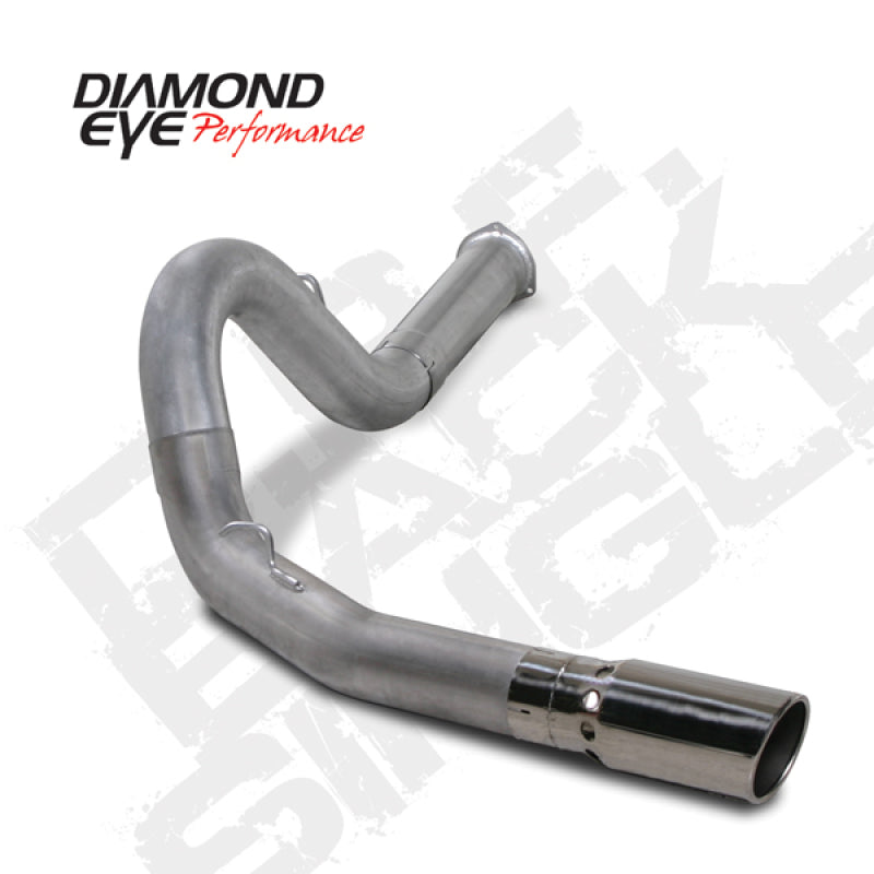 Diamond Eye KIT 5in DPF-BACK SGL AL 07.5-08 CHEVY 6 6L 2500/3500 BPCKGD BX46X14X14OD EL-PL Diamond Eye Performance