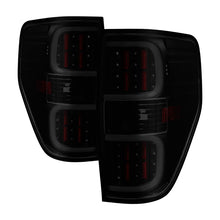 Load image into Gallery viewer, xTune Ford F150 09-14 LED Tail Lights - Black ALT-ON-FF15009-LBLED-BSM - eliteracefab.com