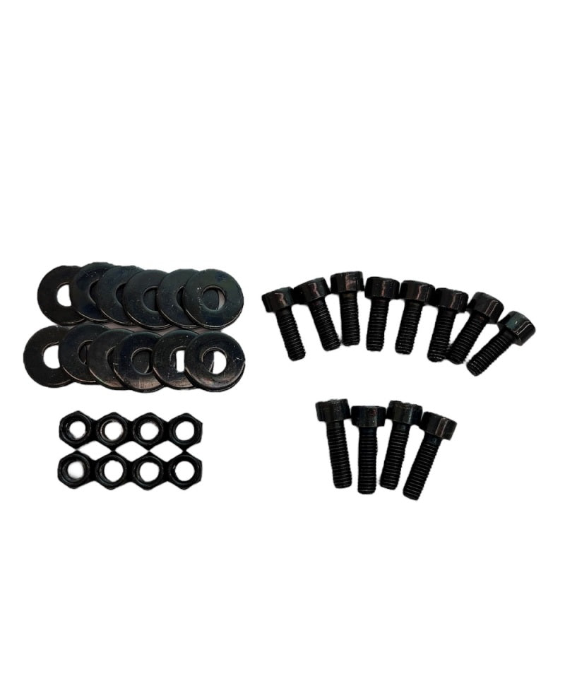 Sparco Seat Hardware Spacer Kit Side Mount - Black Zinc - eliteracefab.com