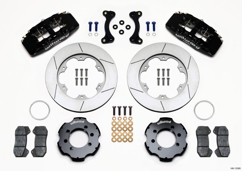 Wilwood Dynapro 6 Front Hat Kit 11.00in GT Rotor 95-05 Miata - eliteracefab.com