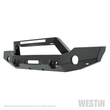 Load image into Gallery viewer, Westin 18-20 Jeep Wrangler WJ2 Full Width Front Bumper w/LED Light Bar Mount Textured Black - eliteracefab.com