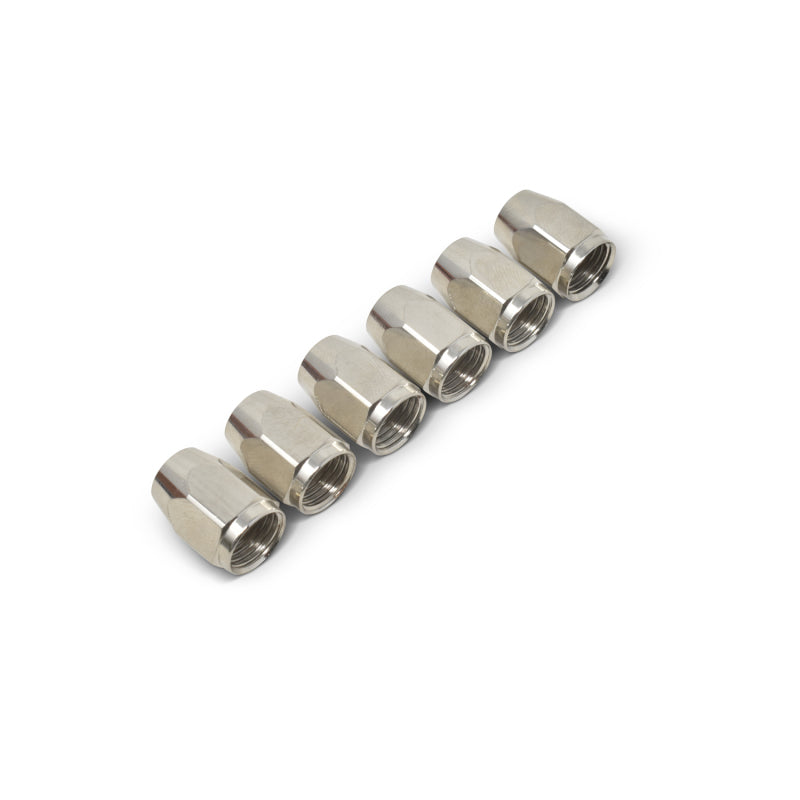 Russell Performance -3 AN Tube Nut With Integrated Tube Sleeve (Qty. 6)