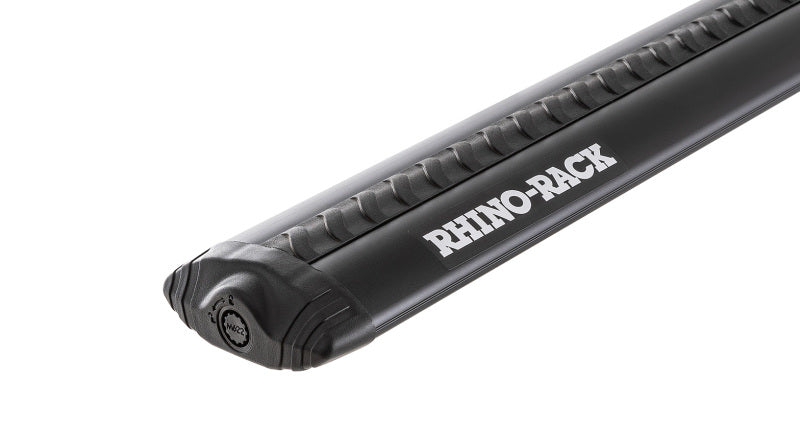 Rhino-Rack Vortex Aero Bar - 50in - Single - Black - eliteracefab.com