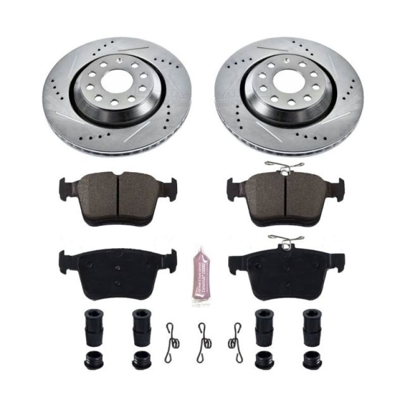 Power Stop 17-18 Audi RS3 Rear Z23 Evolution Sport Brake Kit - eliteracefab.com