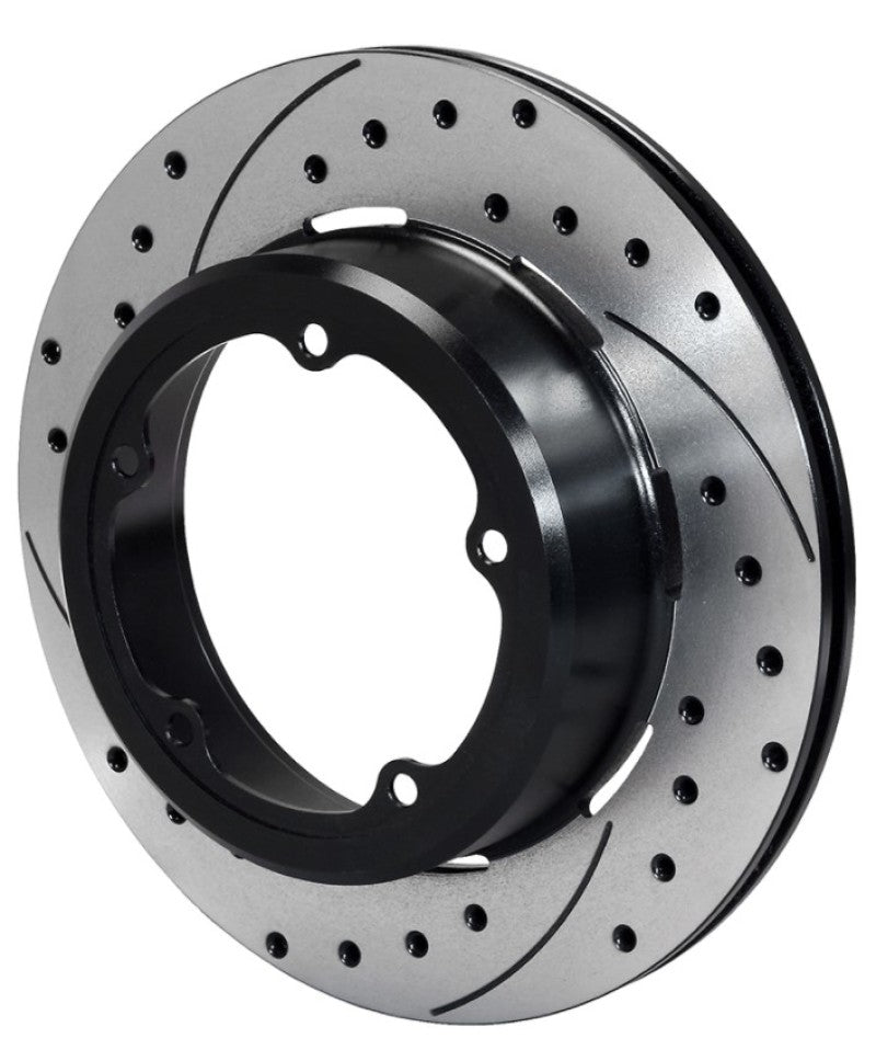 Wilwood Rotor-1.91in Offset-SRP-BLK-Drill-LH 12.19 x .810 - 5 x 5.75in Floater Wilwood