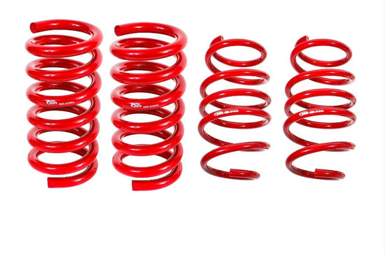 BMR 15-17 S550 Mustang Front Performance Version Lowering Springs - Red main image 1