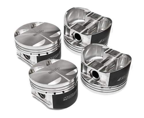 MANLEY 632200CE-4 Piston Kit Set (04+ Subaru WRX/STI EH257 99.50mm Bore STD Size 8.5:1 Dish Extreme Duty) - eliteracefab.com