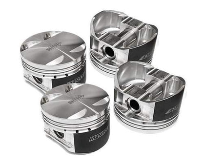 MANLEY 632200CE-4 Piston Kit Set (04+ Subaru WRX/STI EH257 99.50mm Bore STD Size 8.5:1 Dish Extreme Duty) - eliteracefab.com