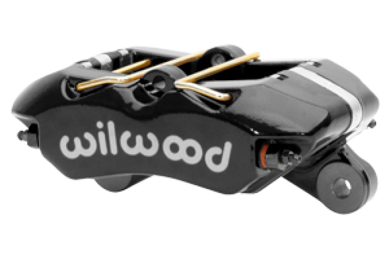 Wilwood Caliper-Forged Dynapro 5.25in Mount/ 4 - 1.98in Pistons/ .81in x 13.06in. Rotor - Black Wilwood
