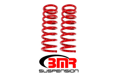 BMR 1" FRONT LOWERING SPRINGS - RED (64-72 A-BODY) - eliteracefab.com