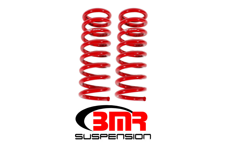 BMR 1" FRONT LOWERING SPRINGS - RED (64-72 A-BODY) - eliteracefab.com