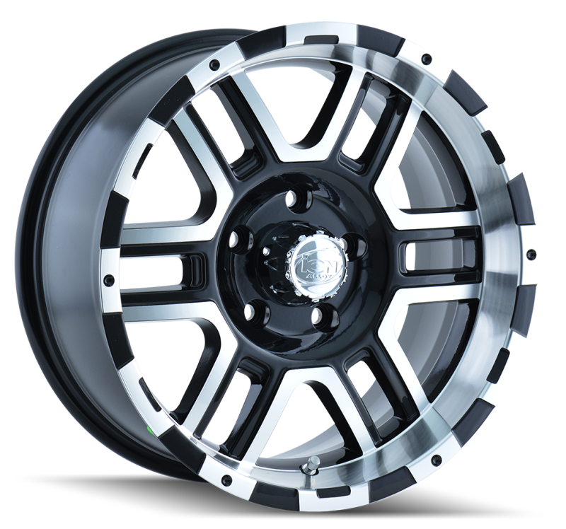 ION Type 179 17x9 / 8x165.1 BP / 0mm Offset / 130.8mm Hub Black/Machined Wheel