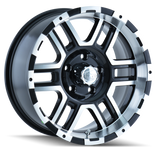 ION Type 179 17x8 / 6x127 BP / 10mm Offset / 78.3mm Hub Black/Machined Wheel