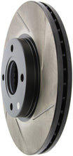 Load image into Gallery viewer, StopTech 2014 Ford Fiesta Left Front Disc Slotted Brake Rotor - eliteracefab.com