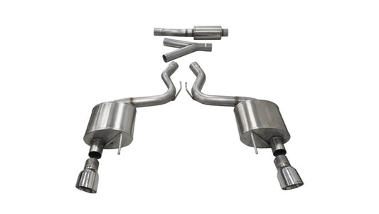Corsa 15-16 Ford Mustang EcoBoost 2.3T Sport 3in Cat-Back Dual Rear Exit Polished Tips CORSA Performance