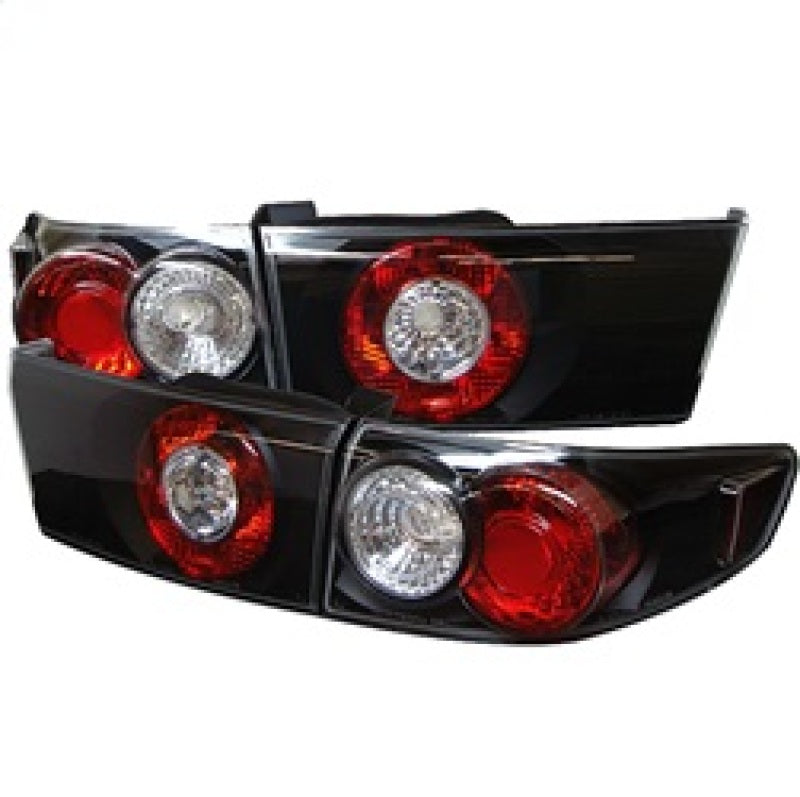 Spyder Honda Accord 03-05 4Dr Euro Style Tail Lights Black ALT-YD-HA03-4D-BK - eliteracefab.com