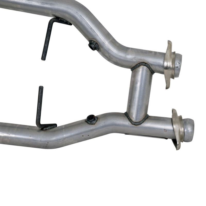 BBK 96-04 Mustang 4.6 GT / Cobra Short Mid H Pipe w Catalytic Converters 2-1/2 For Long Tube Headers - eliteracefab.com