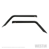 Westin 2018-2019 Jeep Wrangler JL Wade Slim Wind Deflector 2pc - Smoke