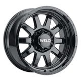 Weld Off-Road W168 20X10 Stealth 8X180 ET-18 BS4.75 Gloss Black 124.3