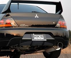 HKS Silent Hi-Power Exhaust System Mitsubishi EVO IX JDM 06-07 - eliteracefab.com