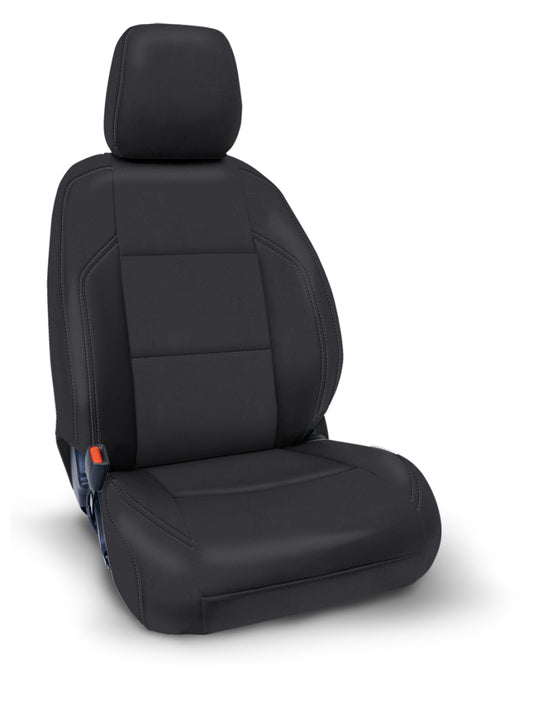 PRP 2016+ Toyota Tacoma Front Seat Covers with Electric Seat Adjusters (Pair) - All Black B057-02
