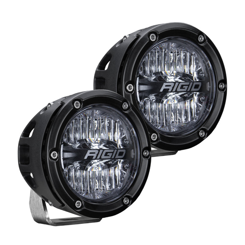 Rigid Industries 2021 Ford Bronco A-Pillar Light Kit (Incl. 360-spot and 360-Drive) - eliteracefab.com