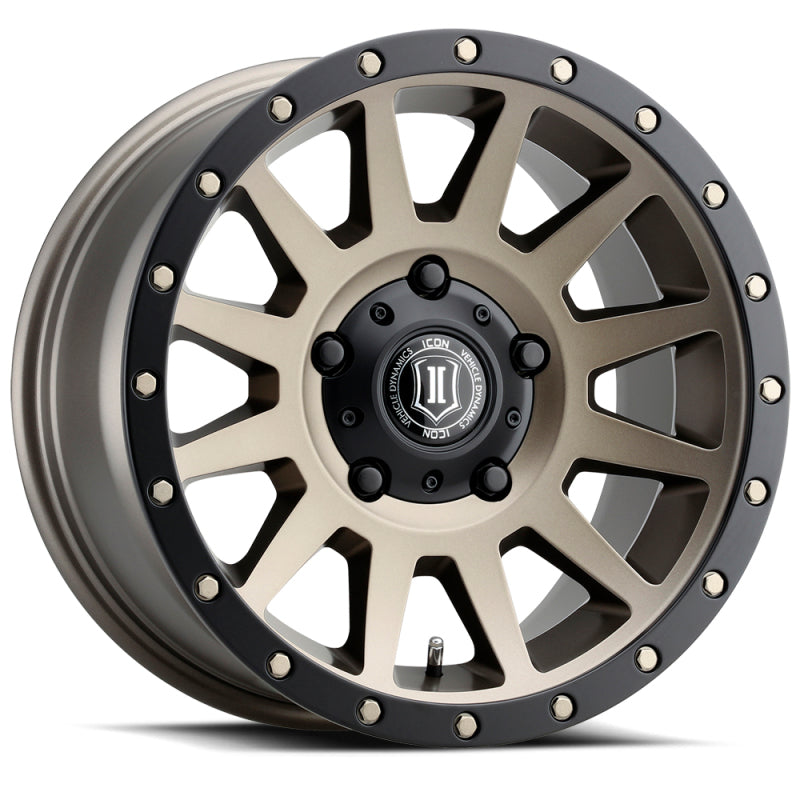 ICON Compression 17x8.5 5x150 25mm Offset 5.75in BS 110.1mm Bore Bronze Wheel - eliteracefab.com