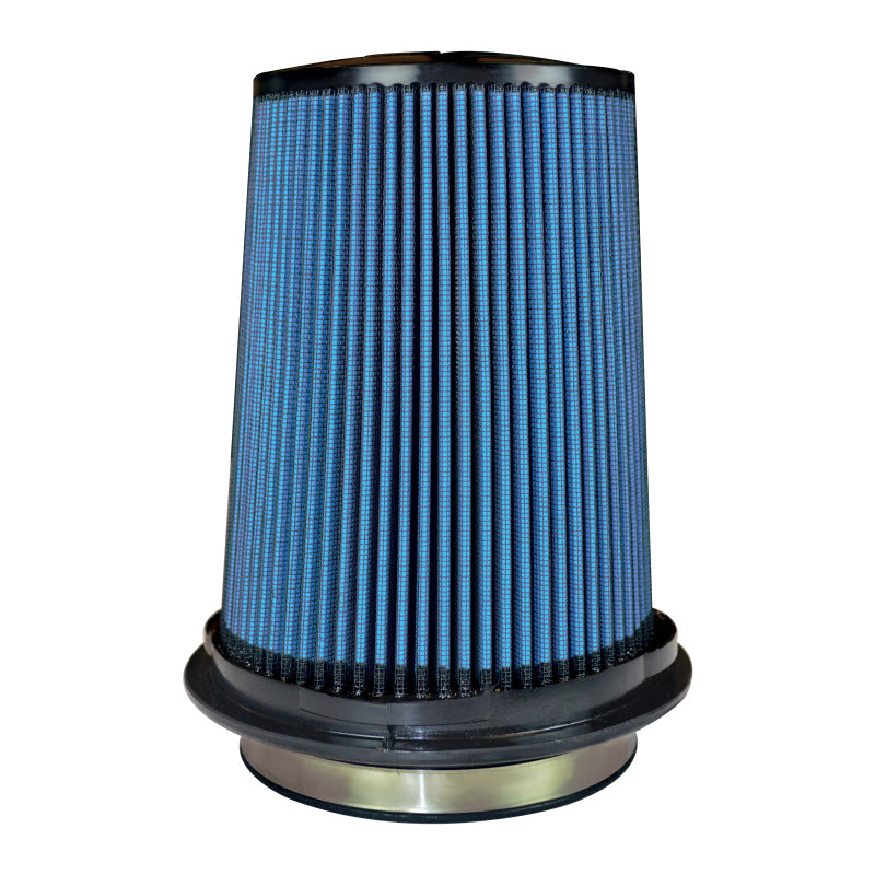 Injen SuperNano Web Dry Air Filter - 5in Flange ID / 7in Base / 7.9in Media Height / 5in Top - eliteracefab.com