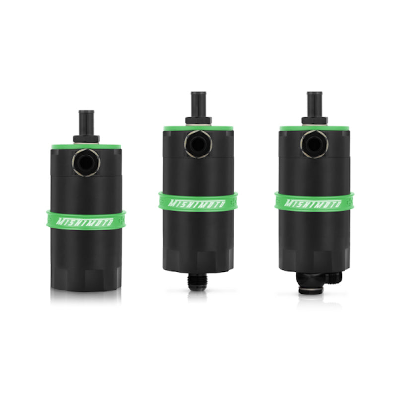 Mishimoto Universal Baffled Oil Catch Can - Green Mishimoto