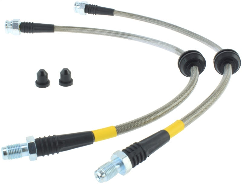 STOPTECH 07-09 MAZDASPEED3 / 04-07 MAZDA 3 STAINLESS STEEL REAR BRAKE LINES, 950.61504 - eliteracefab.com