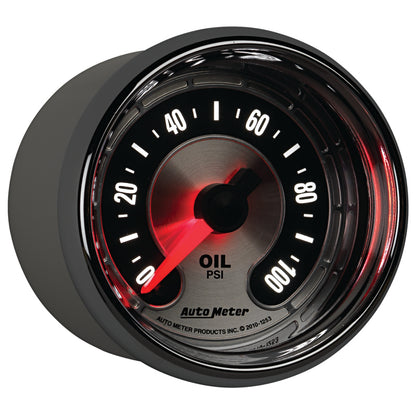 Autometer American Muscle 52mm Full Sweep Electric 0-100 PSI Oil Pressure Gauge 1253