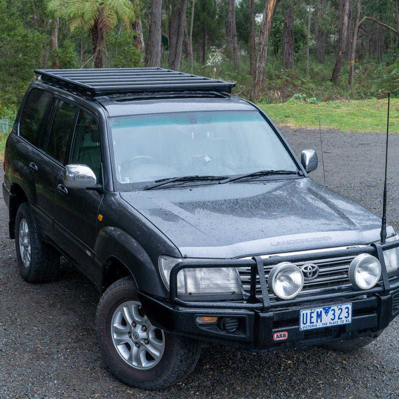 ARB Roof Rack Base with Mount Kit - Flat Rack with Wind Deflector - eliteracefab.com