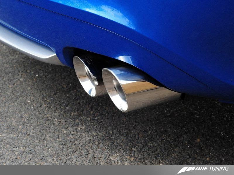 AWE Tuning Audi B8 S5 4.2L Touring Edition Exhaust System - Polished Silver Tips - eliteracefab.com