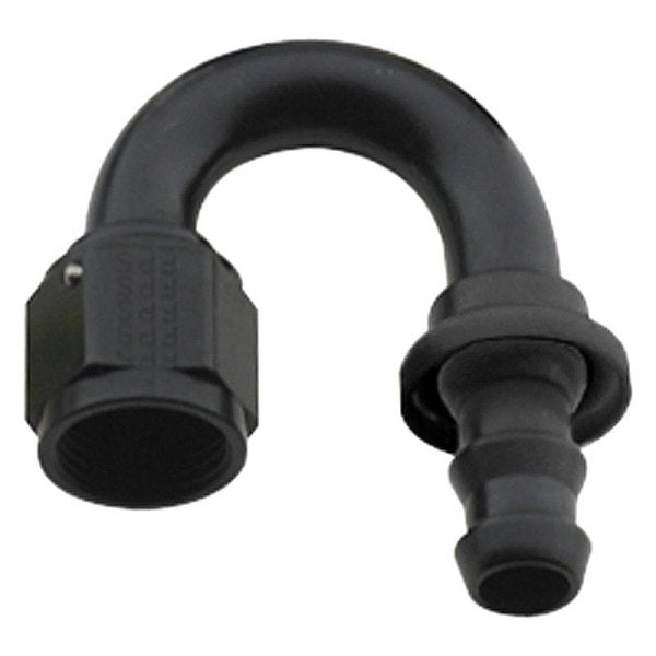 Fragola Performance Systems 218010-BL - 8000 Series Push-Lite Race Hose End - 180 Degree Fragola
