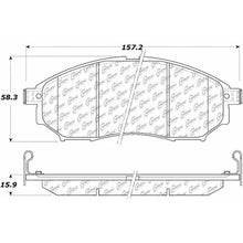 Load image into Gallery viewer, POSIQUIET 07-08 NISSAN 350Z FRONT CERAMIC BRAKE PADS, 105.08880 - eliteracefab.com