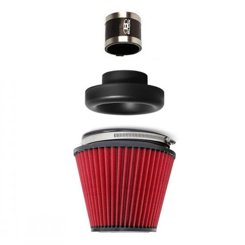 PERFORMANCE AIR FILTER KIT - 7" FILTER - 3.5" Red - eliteracefab.com