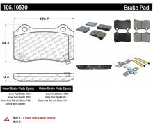 Load image into Gallery viewer, POSIQUIET CADILLAC REAR CERAMIC BRAKE PADS, 105.10530 - eliteracefab.com