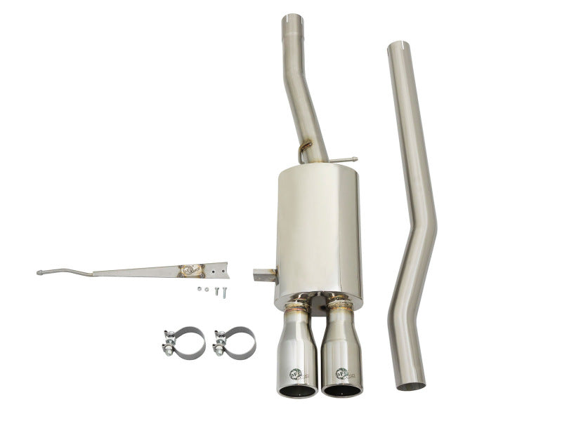 aFe MACHForce XP Exhausts Cat-Back SS-304 14-17 Mini Cooper S Hardtop 2-Door w/ Polished Tips aFe