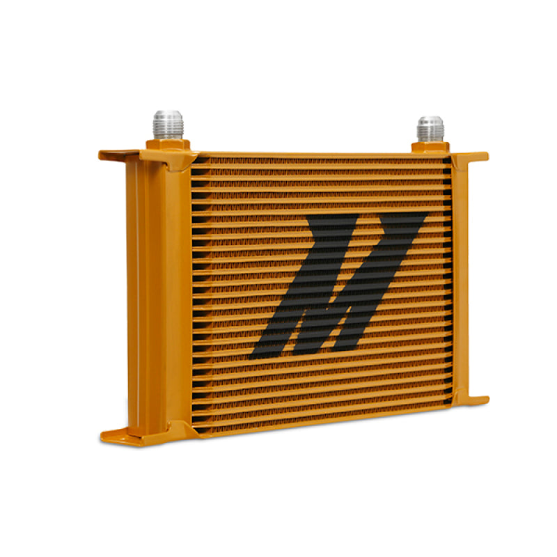 Mishimoto Universal 25-Row Oil Cooler - Gold - eliteracefab.com