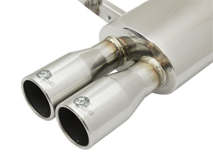 aFe MACHForce XP Exhausts Cat-Back SS-304 14-17 Mini Cooper S Hardtop 2-Door w/ Polished Tips aFe