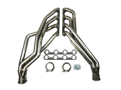 JBA 6616S | 65-73 FORD MUSTANG 351W SBF 1-3/4IN PRIMARY RAW 409SS LONG TUBE HEADER; 1965-1973 - eliteracefab.com