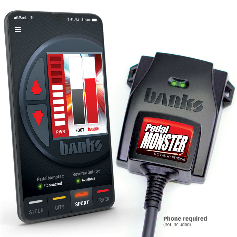 Banks Power Pedal Monster Kit (Stand-Alone) - TE Connectivity MT2 - 6 Way - Use w/Phone - eliteracefab.com