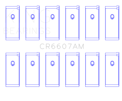 King Datsun L28 (Size STD) Connecting Rod Bearing Set - eliteracefab.com