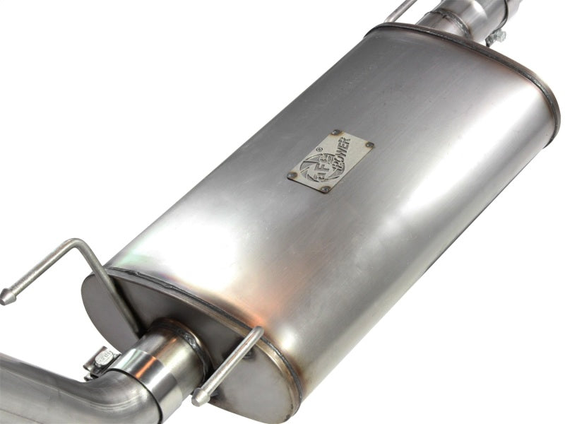 aFe MACHForce XP Exhausts Cat-Back SS-409 EXH CB Toyota Tacoma 05-13 V6-4.0L (Blk Tip) - eliteracefab.com