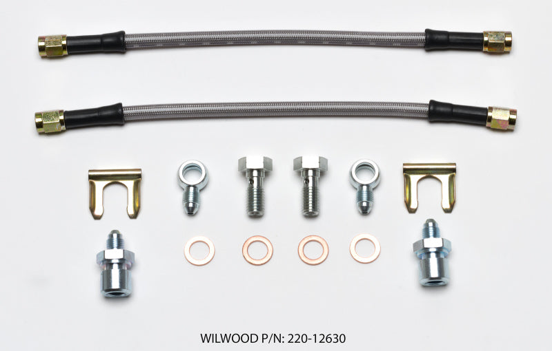 Wilwood Flexline Kit D52 Caliper 10in w/ Banjo 10mm -3/8-24 Chassis - eliteracefab.com