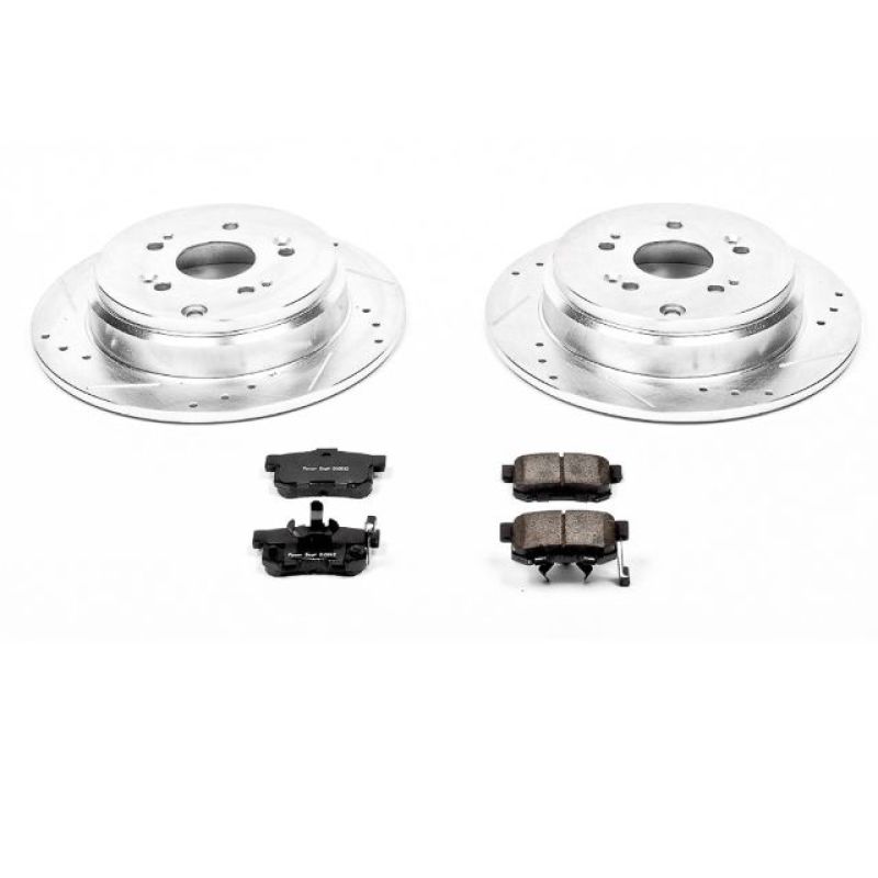 Power Stop 10-18 Acura RDX Rear Z23 Evolution Sport Brake Kit - eliteracefab.com