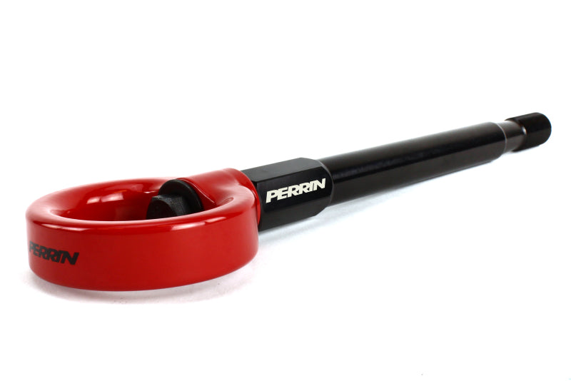 Perrin 08-14 Subaru WRX/STI Tow Hook Kit (Front) - Red - eliteracefab.com