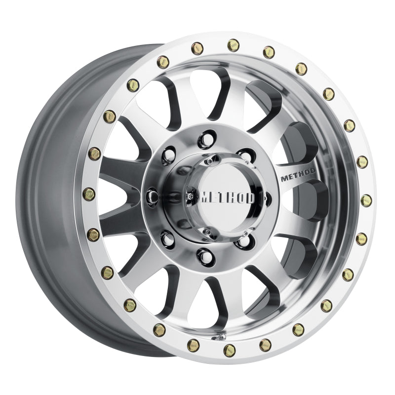 Method MR304 Double Standard 17x8.5 0mm Offset 8x6.5 130.81mm CB Machined/Clear Coat Wheel - eliteracefab.com