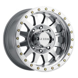 Method MR304 Double Standard 20x10 -18mm Offset 8x6.5 130.81mm CB Machined/Clear Coat Wheel