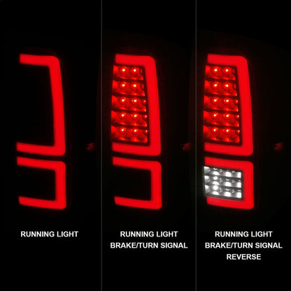 ANZO 2014-2021 Toyota Tundra LED Taillights Black Housing/Smoke Lens - eliteracefab.com